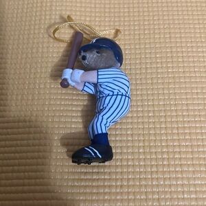 NY Yankees Bear Ornament #3 Babe Ruth’s
